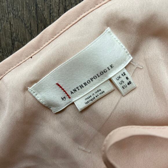 Anthropologie Pale Pink Amelie Sequin Tank Top US Size 8 - Picture 6 of 8